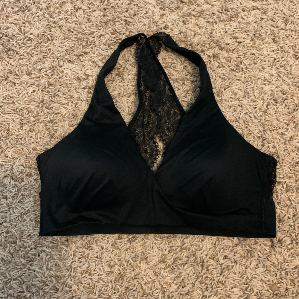 Lace back lounge bralette